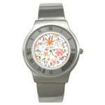 Flowers-107 Stainless Steel Watch
