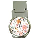 Flowers-107 Money Clip Watches
