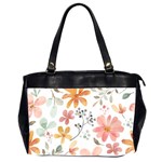 Flowers-107 Oversize Office Handbag (2 Sides)