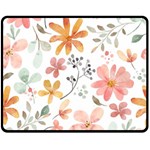Flowers-107 Fleece Blanket (Medium)
