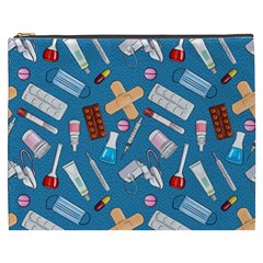 Medicine Pattern Cosmetic Bag (xxxl) by SychEva