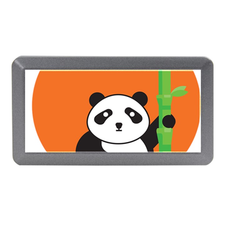 Panda Animal Orange Sun Nature Memory Card Reader (Mini)
