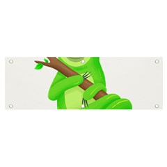 Sloth Branch Cartoon Fantasy Banner And Sign 6  X 2  by Semog4
