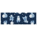 Bear Pattern Patterns Planet Animals Banner and Sign 12  x 4  Front