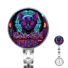 Gamer Life Stainless Steel Nurses Watch by minxprints