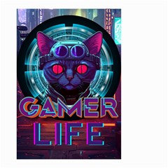 Gamer Life Small Garden Flag (two Sides) by minxprints