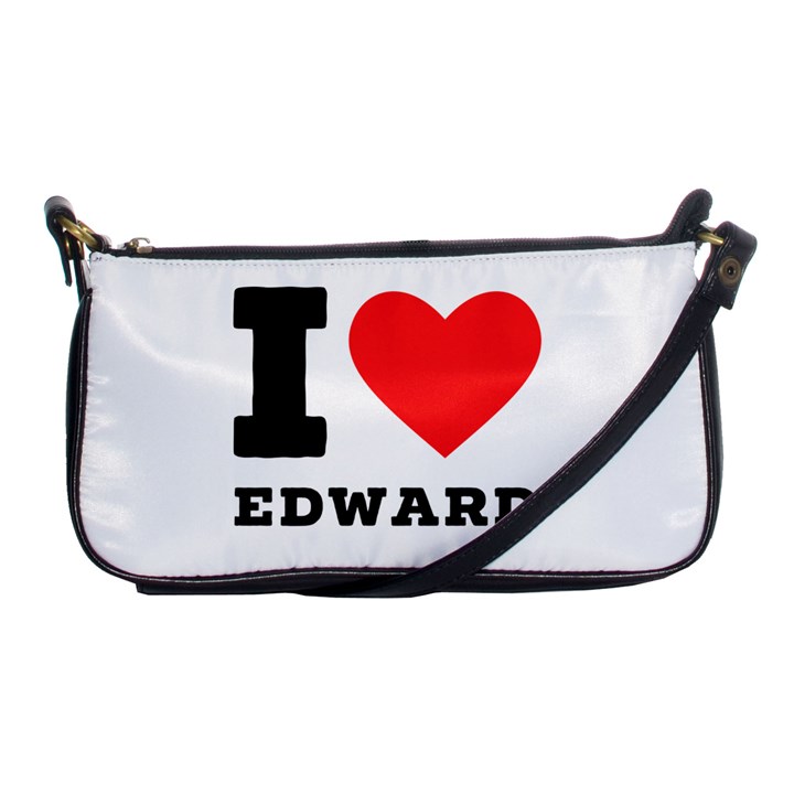 I love edward Shoulder Clutch Bag