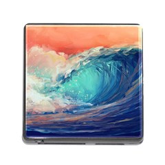 Artistic Wave Sea Memory Card Reader (square 5 Slot) by Semog4