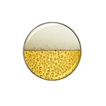 Texture Pattern Macro Glass Of Beer Foam White Yellow Art Hat Clip Ball Marker