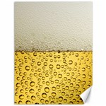 Texture Pattern Macro Glass Of Beer Foam White Yellow Art Canvas 36  x 48 
