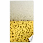 Texture Pattern Macro Glass Of Beer Foam White Yellow Art Canvas 40  x 72 