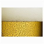 Texture Pattern Macro Glass Of Beer Foam White Yellow Art Large Glasses Cloth