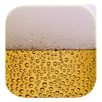 Texture Pattern Macro Glass Of Beer Foam White Yellow Art Stacked food storage container