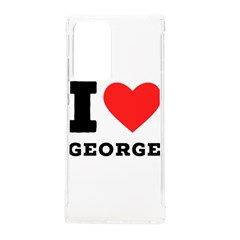 I Love George Samsung Galaxy Note 20 Ultra Tpu Uv Case by ilovewhateva