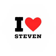 I Love Steven Wooden Puzzle Hexagon by ilovewhateva