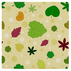 Leaves-140 Uv Print Square Tile Coaster  by nateshop