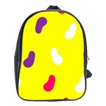 Pattern-yellow - 1 School Bag (XL)