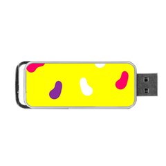 Pattern-yellow - 1 Portable Usb Flash (one Side) by nateshop