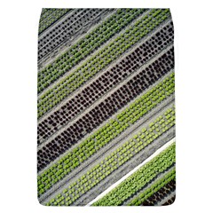 Field Agriculture Farm Stripes Diagonal Removable Flap Cover (l) by Jancukart
