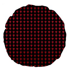 Arrow Pentagon Desktop Wallpaper Geometric Pattern Large 18  Premium Flano Round Cushions by Jancukart