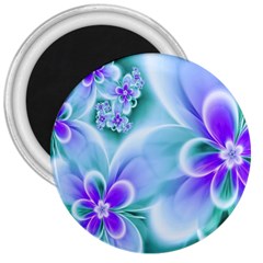 Abstract Flowers Flower Abstract 3  Magnets by Jancukart