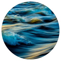 Waves Abstract Waves Abstract Round Trivet by Semog4