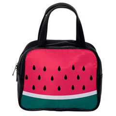 Watermelon Fruit Pattern Classic Handbag (one Side) by Semog4