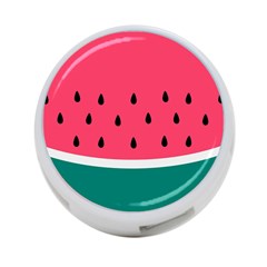 Watermelon Fruit Pattern 4-port Usb Hub (one Side) by Semog4