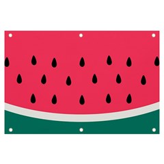 Watermelon Fruit Pattern Banner And Sign 6  X 4  by Semog4