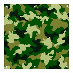 Green Military Background Camouflage Banner And Sign 3  X 3  by Semog4