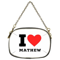 I Love Mathew Chain Purse (two Sides) by ilovewhateva