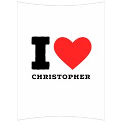 I Love Christopher  Back Support Cushion by ilovewhateva