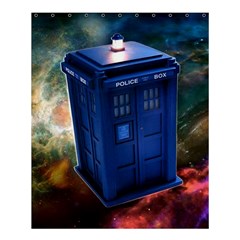 The Police Box Tardis Time Travel Device Used Doctor Who Shower Curtain 60  X 72  (medium)  by Semog4