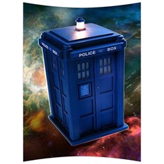The Police Box Tardis Time Travel Device Used Doctor Who Back Support Cushion by Semog4