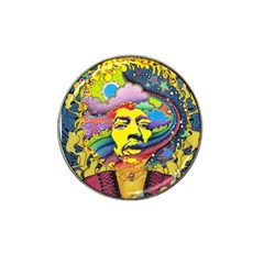 Psychedelic Rock Jimi Hendrix Hat Clip Ball Marker (10 Pack) by Semog4