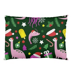 Colorful Funny Christmas Pattern Pillow Case by Semog4