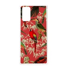 Vintage Tropical Birds Pattern In Pink Samsung Galaxy Note 20 Tpu Uv Case by CCBoutique