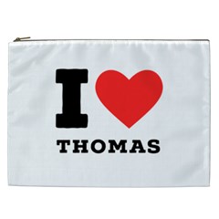I Love Thomas Cosmetic Bag (xxl) by ilovewhateva