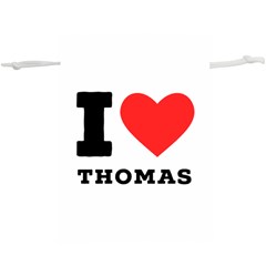 I Love Thomas Lightweight Drawstring Pouch (xl) by ilovewhateva