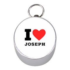 I Love Joseph Mini Silver Compasses by ilovewhateva