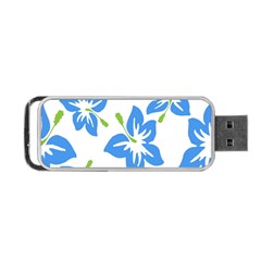 Hibiscus-wallpaper-flowers-floral Portable Usb Flash (two Sides) by Semog4