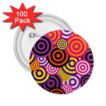 Abstract-circles-background-retro 2.25  Buttons (100 pack) 