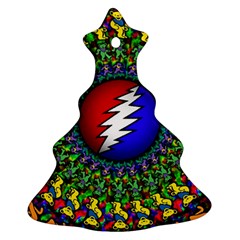Grateful Dead Christmas Tree Ornament (two Sides) by Semog4