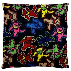 Grateful Dead Pattern Large Cushion Case (two Sides) by Semog4