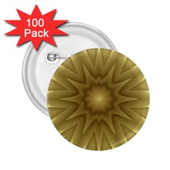 Background Pattern Golden Yellow 2 25  Buttons (100 Pack) 