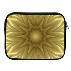 Background Pattern Golden Yellow Apple Ipad 2/3/4 Zipper Cases