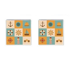 Nautical Elements Collection Cufflinks (square)