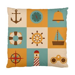 Nautical Elements Collection Standard Cushion Case (two Sides)