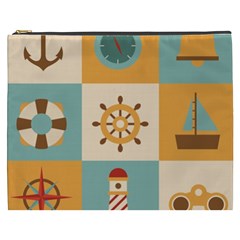 Nautical Elements Collection Cosmetic Bag (xxxl)