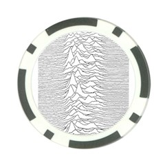 Joy Division Unknown Pleasures Post Punk Poker Chip Card Guard (10 Pack) by Salman4z